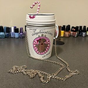 Betsey Johnson Kitsch Gingerbread Latte Crossbody Bag